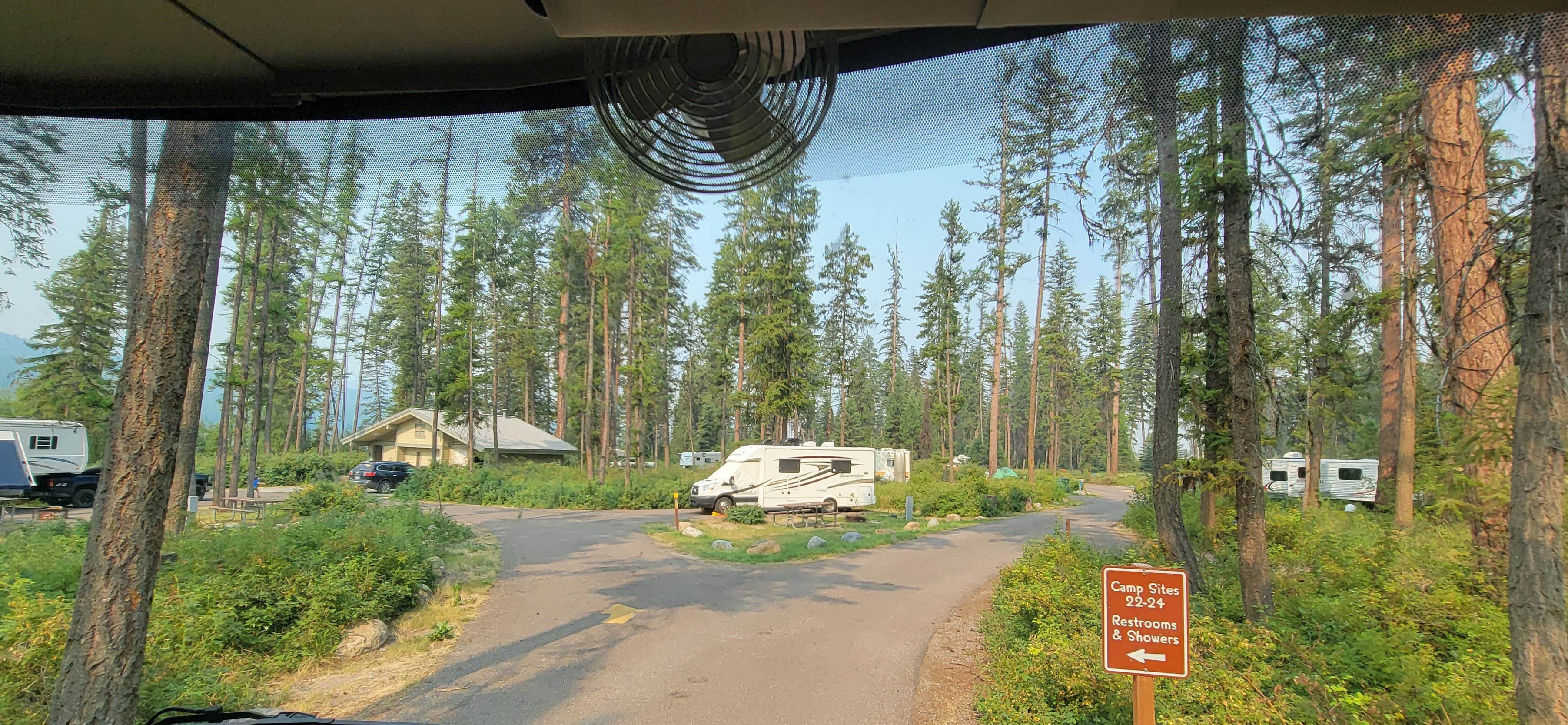 Nancy C.'s photo of rv camping at Logan State Park Campground near Kootenai National Forest