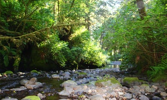 Camping near Illahe: Rock Creek - Rogue River, Agness, Oregon