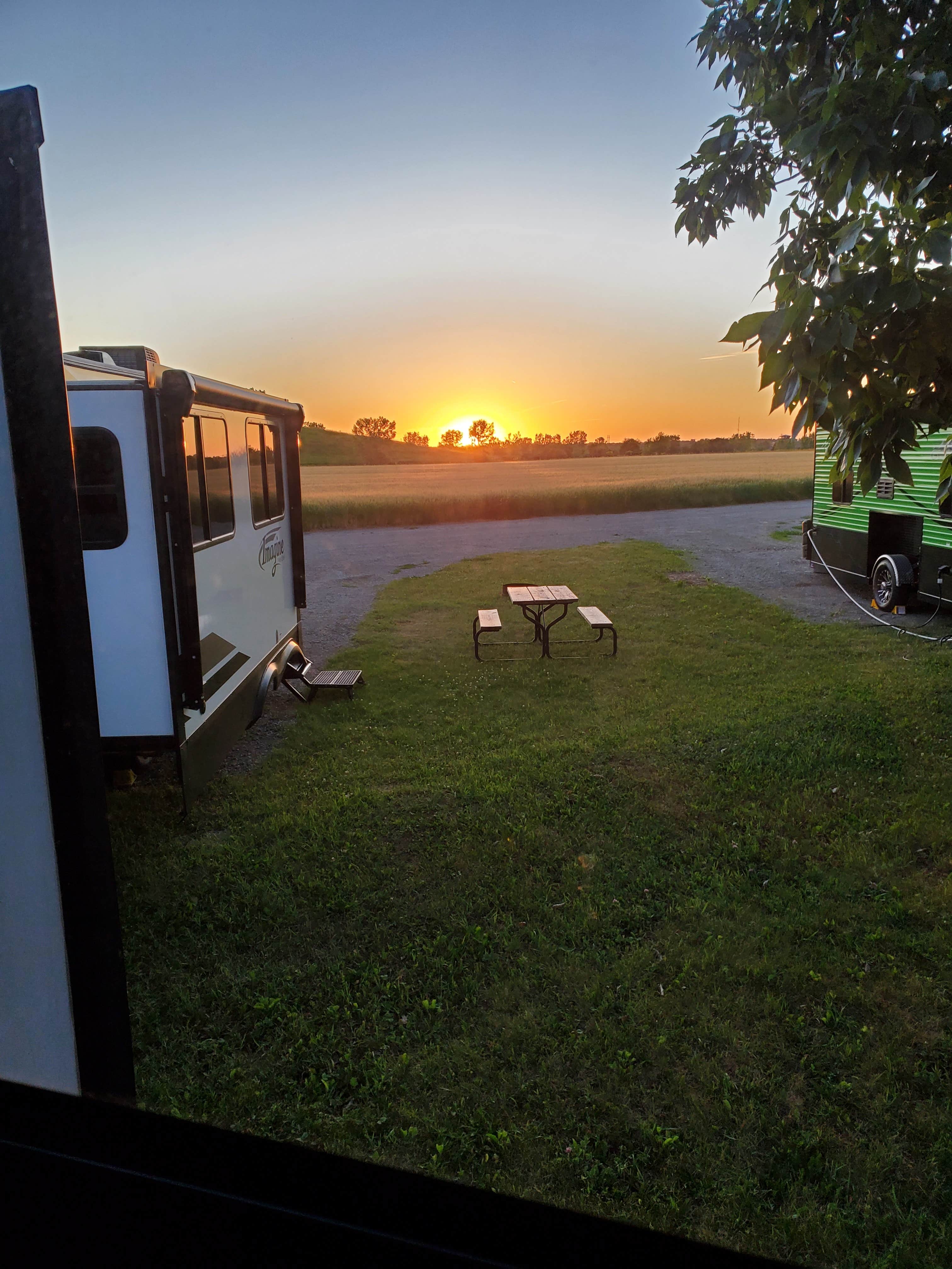 Deborah W.'s photo of rv camping at Hickory Oaks Campground near Plymouth, WI