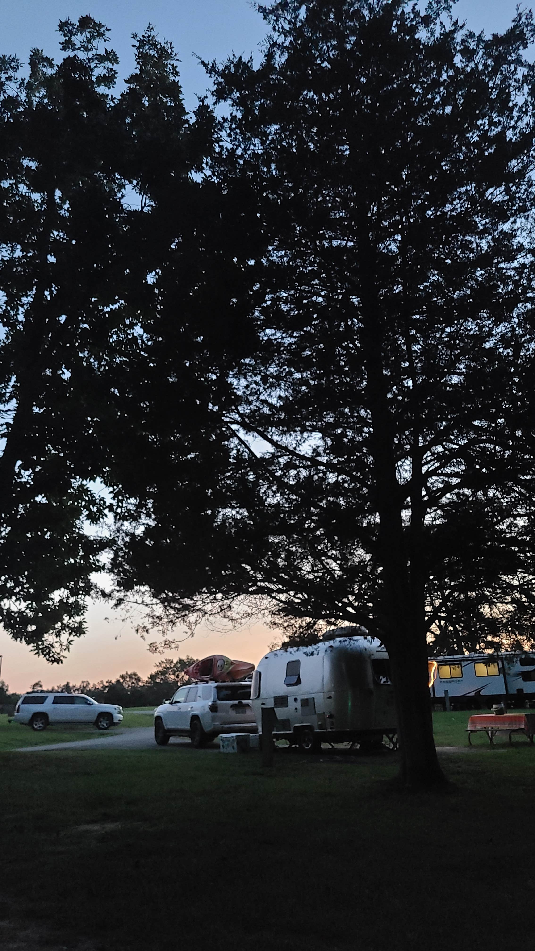 Melissa W.'s photo of rv camping at Grayson Lake State Park Campground near Dewey Lake