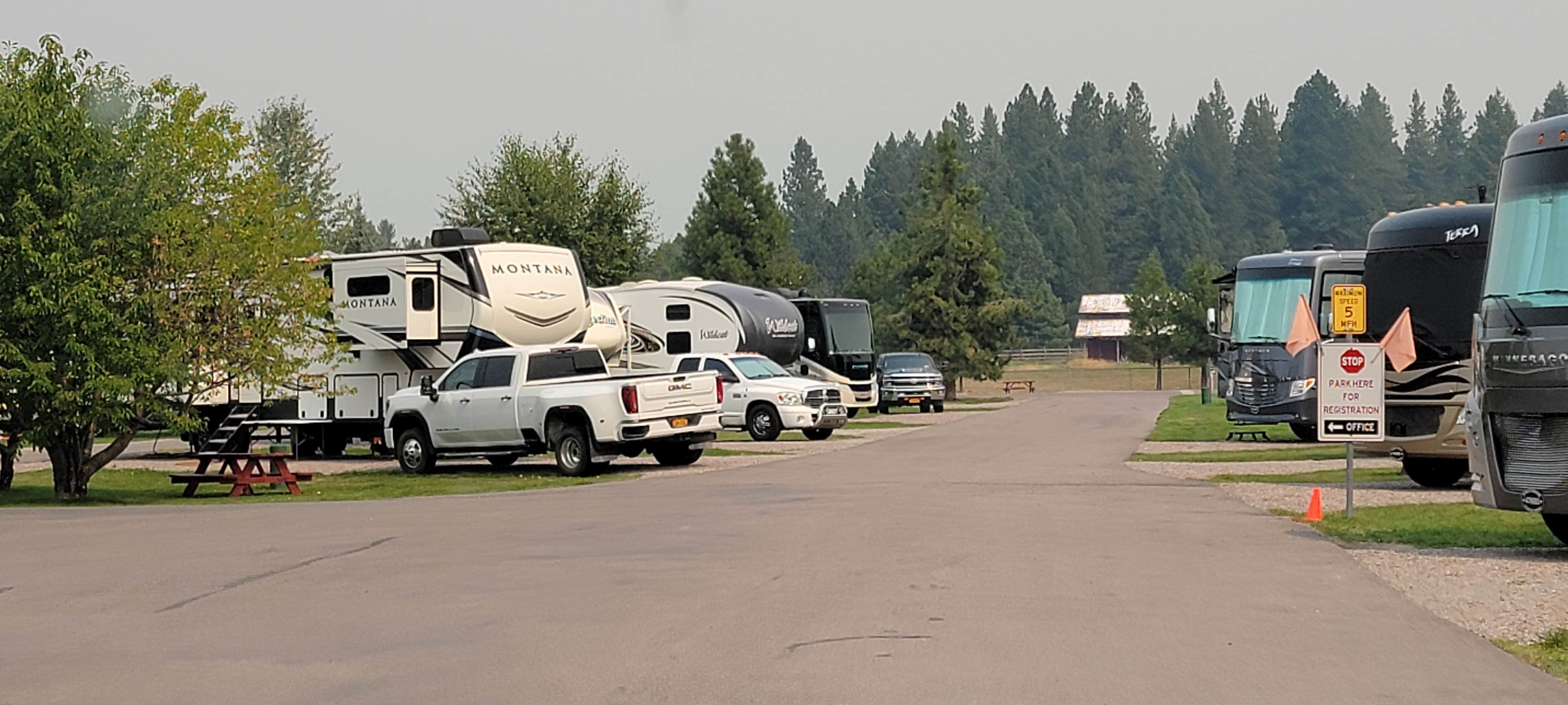 Nancy C.'s photo of rv camping at Mountain View RV Park near Olney, MT