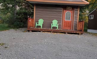 Nancy C.'s photo of a cabin at Heart of Glacier RV Park & Cabins near Heart Butte, MT
