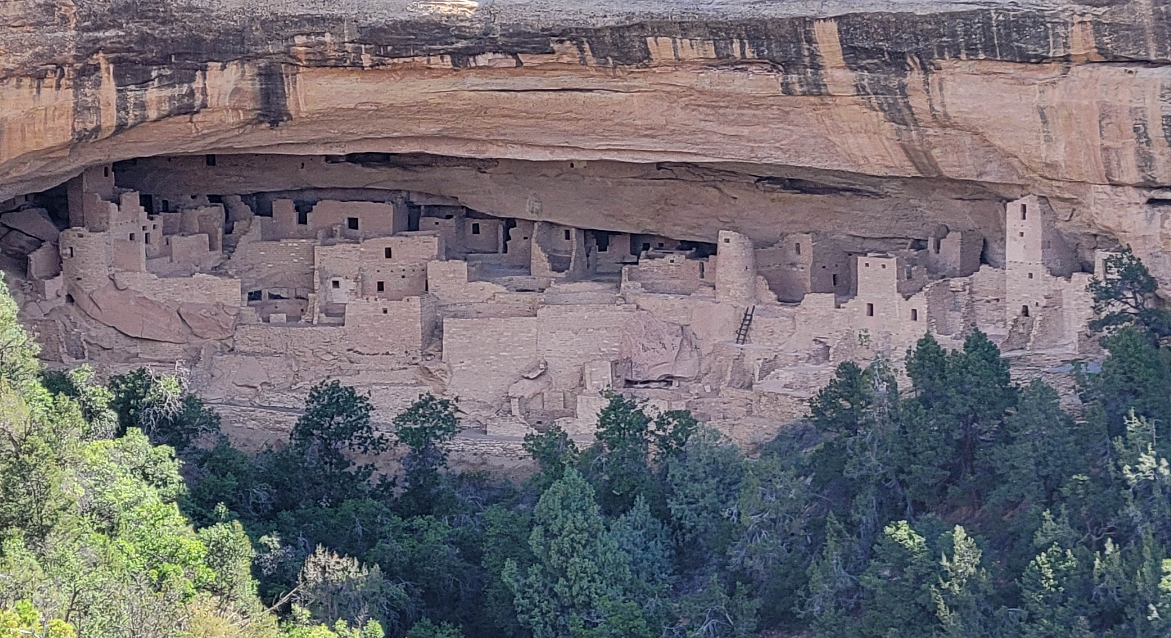 Ancient Cliff Dwellings Near Mesa Verde National Park Boundary BLM Land