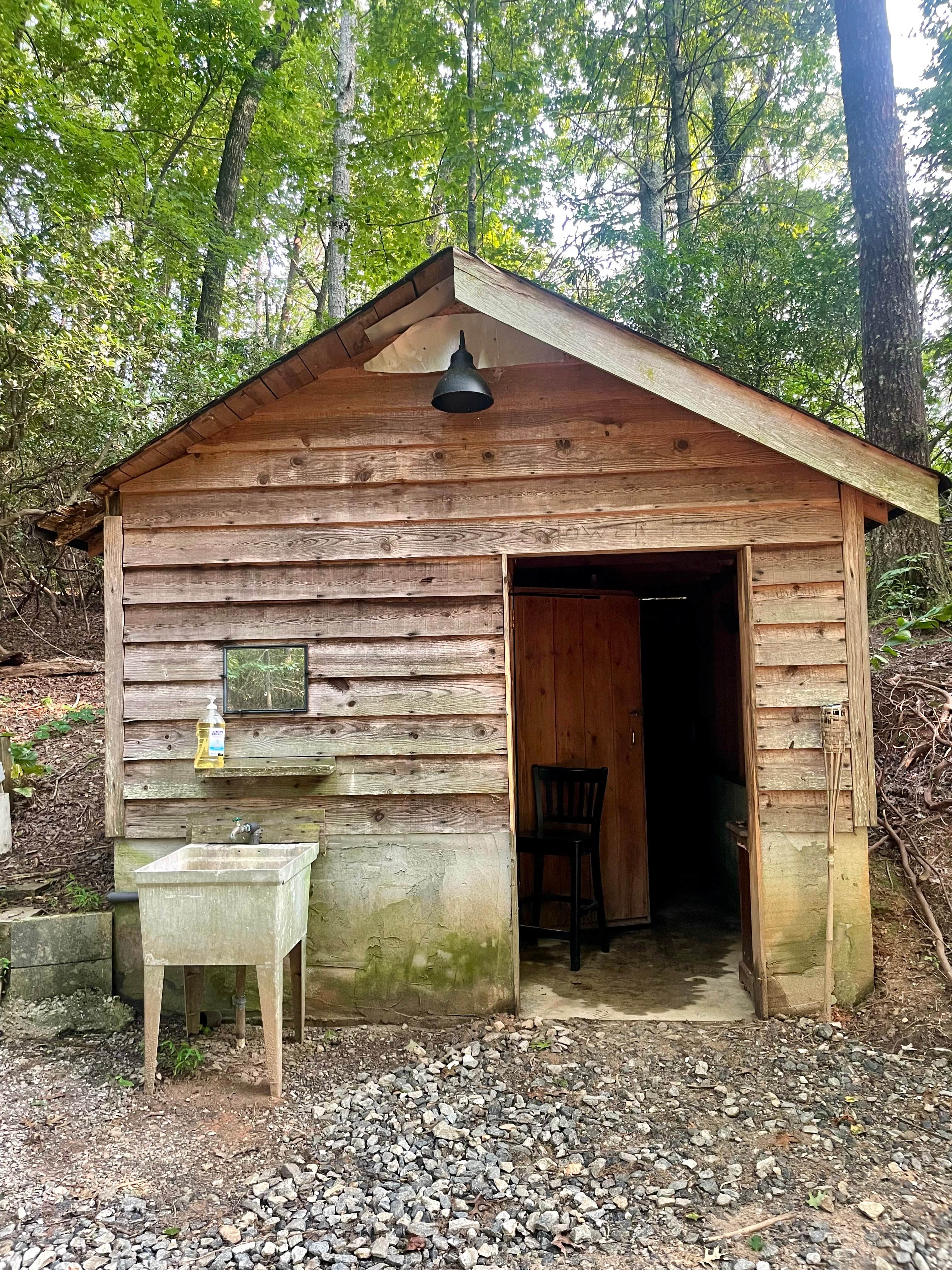 B+J S.'s photo of glamping accommodations at Hearthstone Cabins and Camping near Long Creek, SC