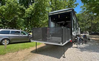 Kim L.'s photo of rv camping at Nutbush Bridge Campground — Kerr Lake State Recreation Area near Creedmoor, NC