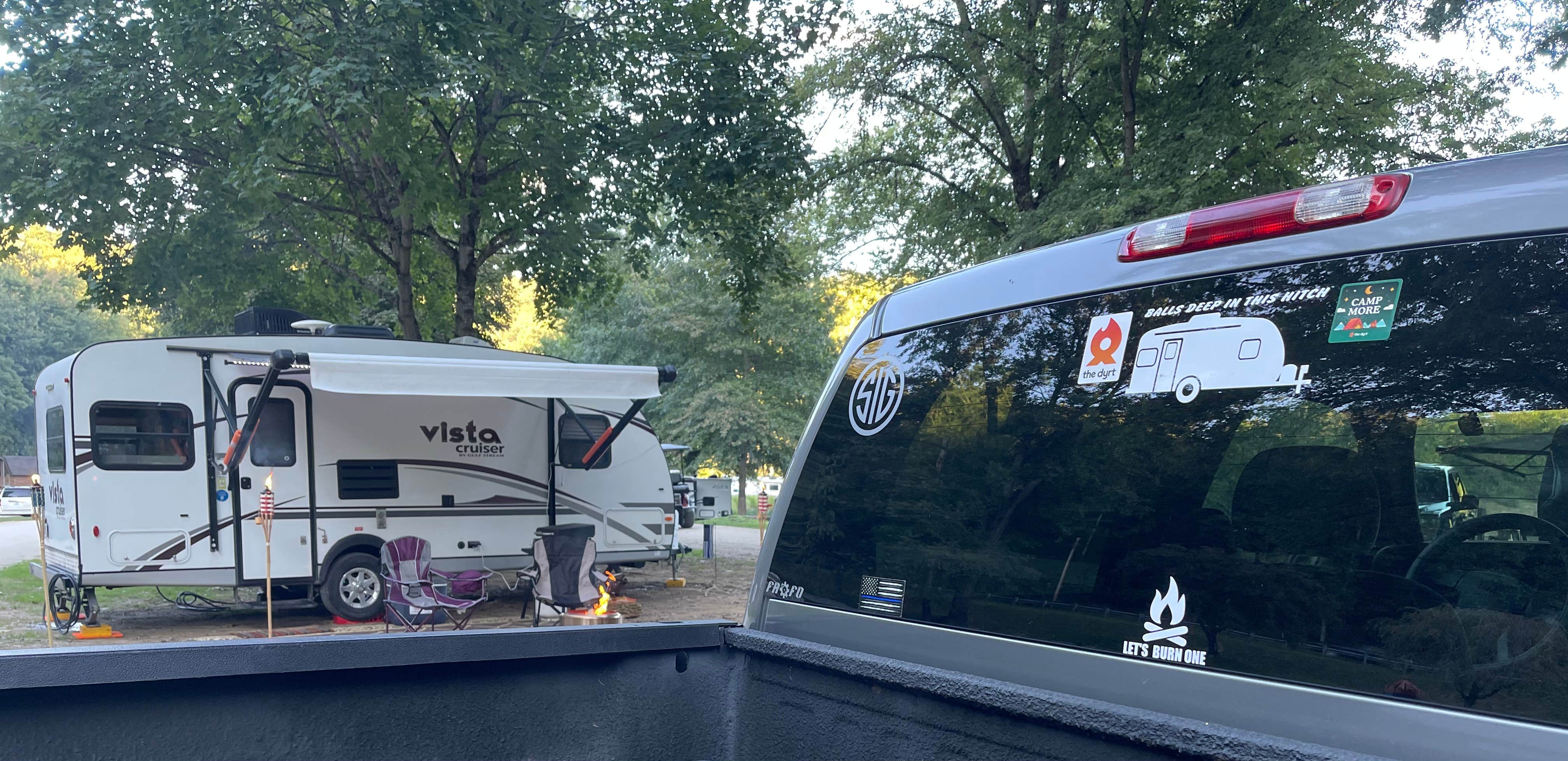 Dustin  M.'s photo of rv camping at Falls Campground near Blue River, KY