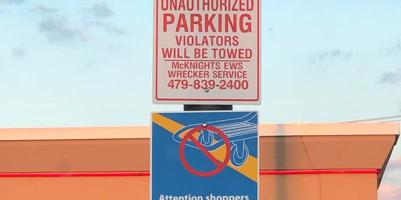 Camper submitted image from Walmart Parking Lot