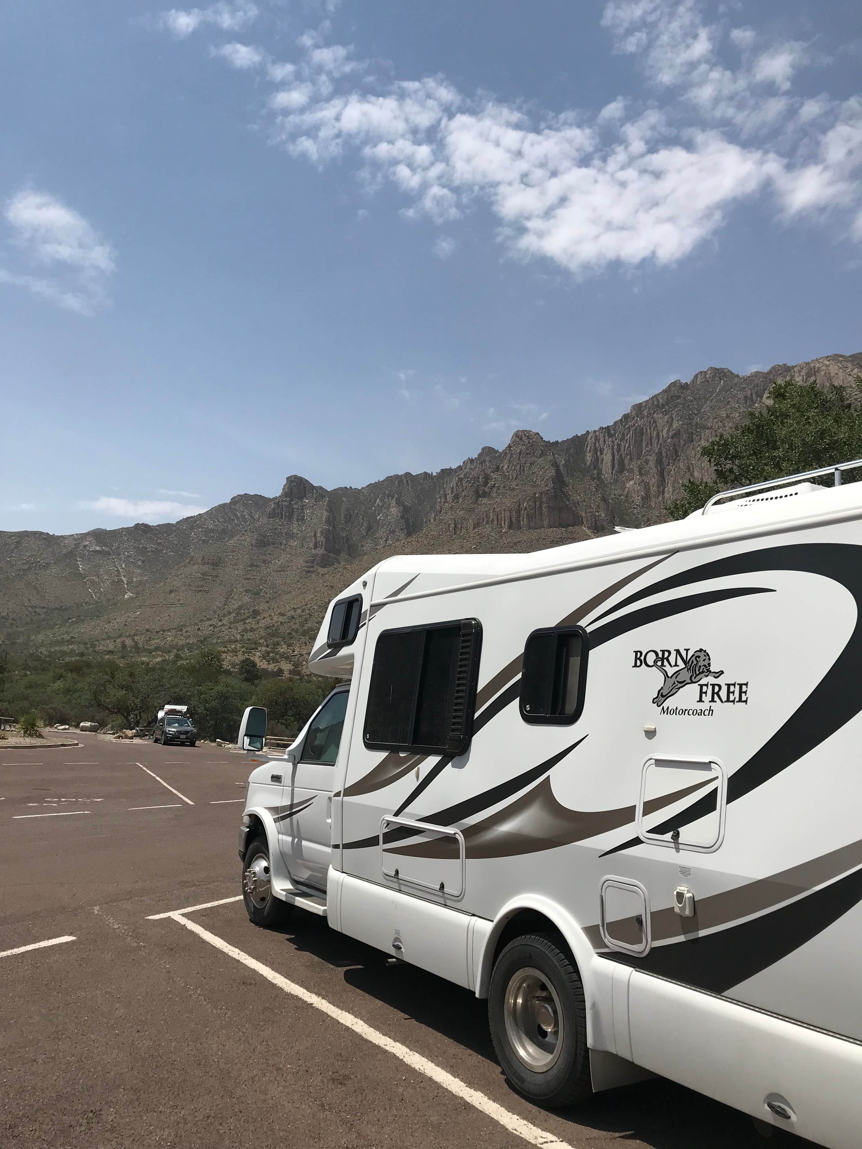 Susan L.'s photo of rv camping at Pine Springs Campground — Guadalupe Mountains National Park near Carlsbad Caverns, NM