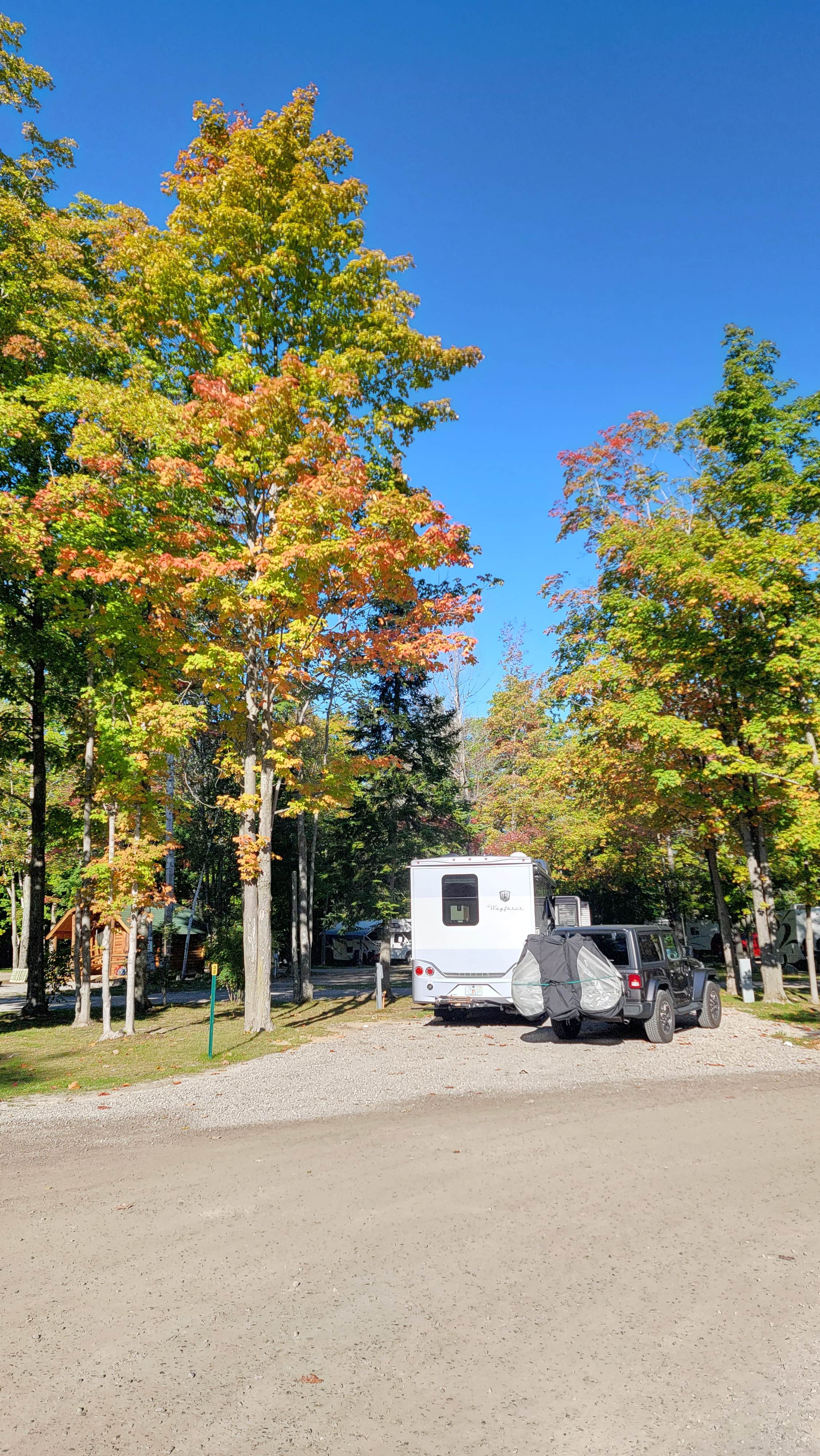Tara T.'s photo of rv camping at Mackinaw City / Mackinac Island KOA near Mackinac Island, MI