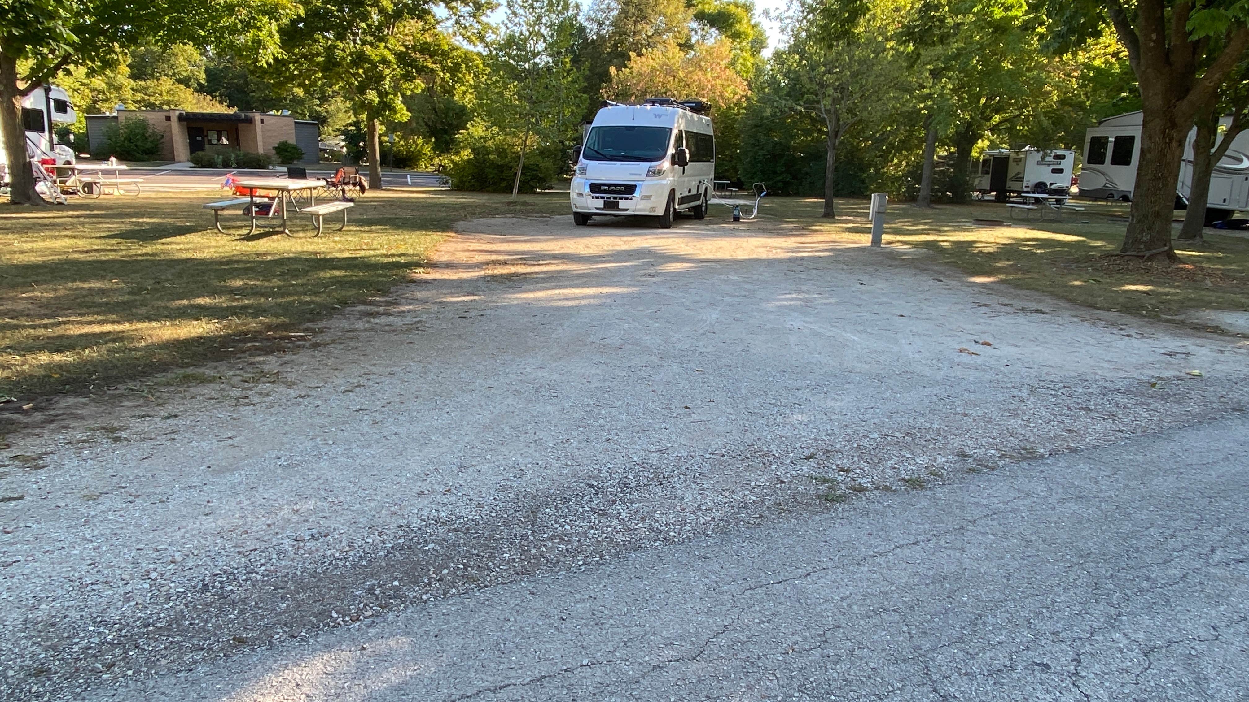 Jimmy N.'s photo of rv camping at Cliffside Park Campground near Caledonia, WI