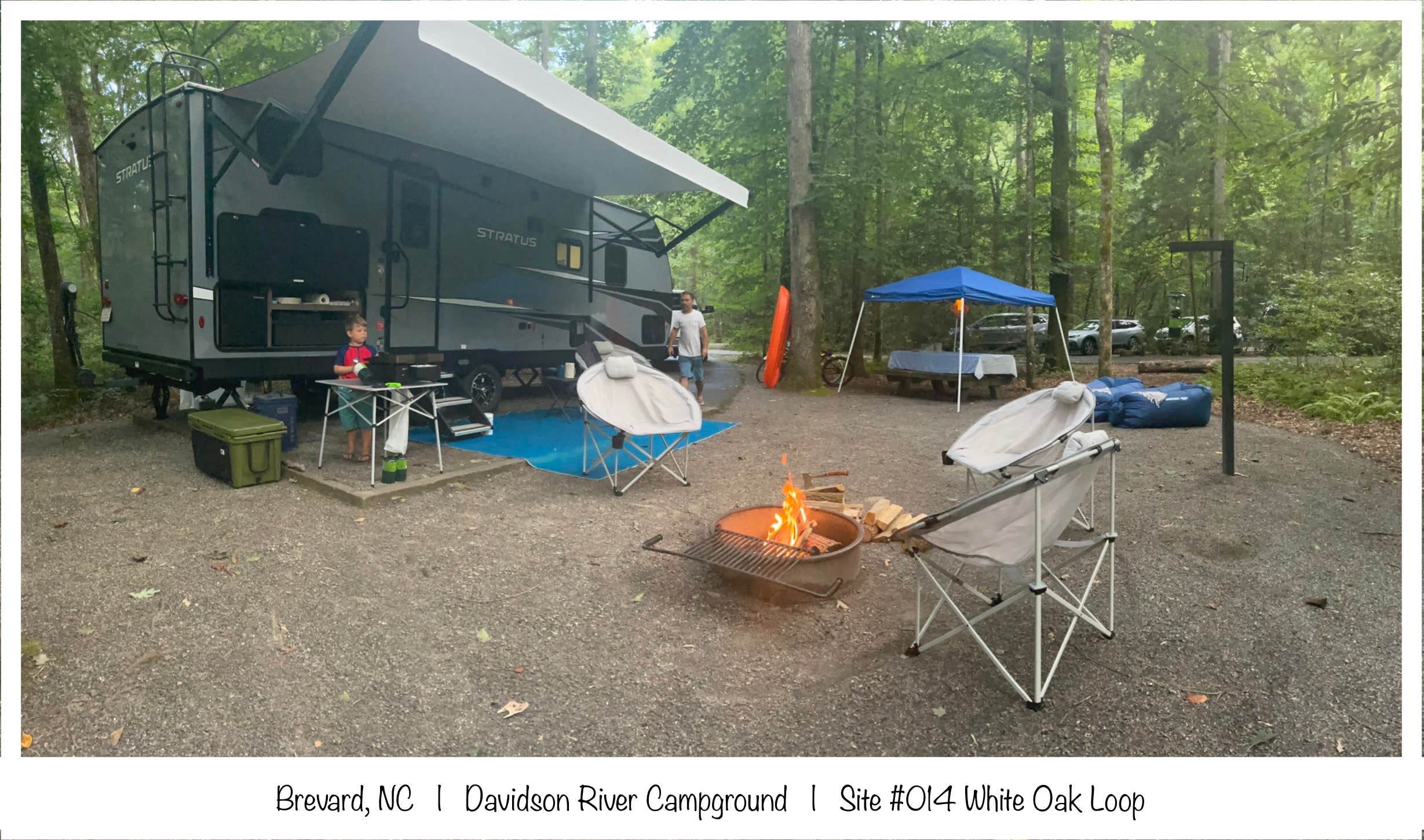 Camper-submitted photo at Pisgah National Forest Davidson River Campground near Candler, NC