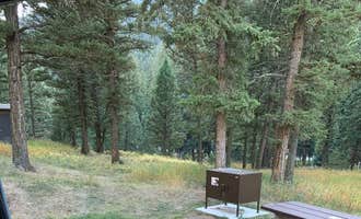 Camping near Bear Creek Cabin (beaverhead-deerlodge National Forest, Mt): Red Cliff Campground, Big Sky, Montana