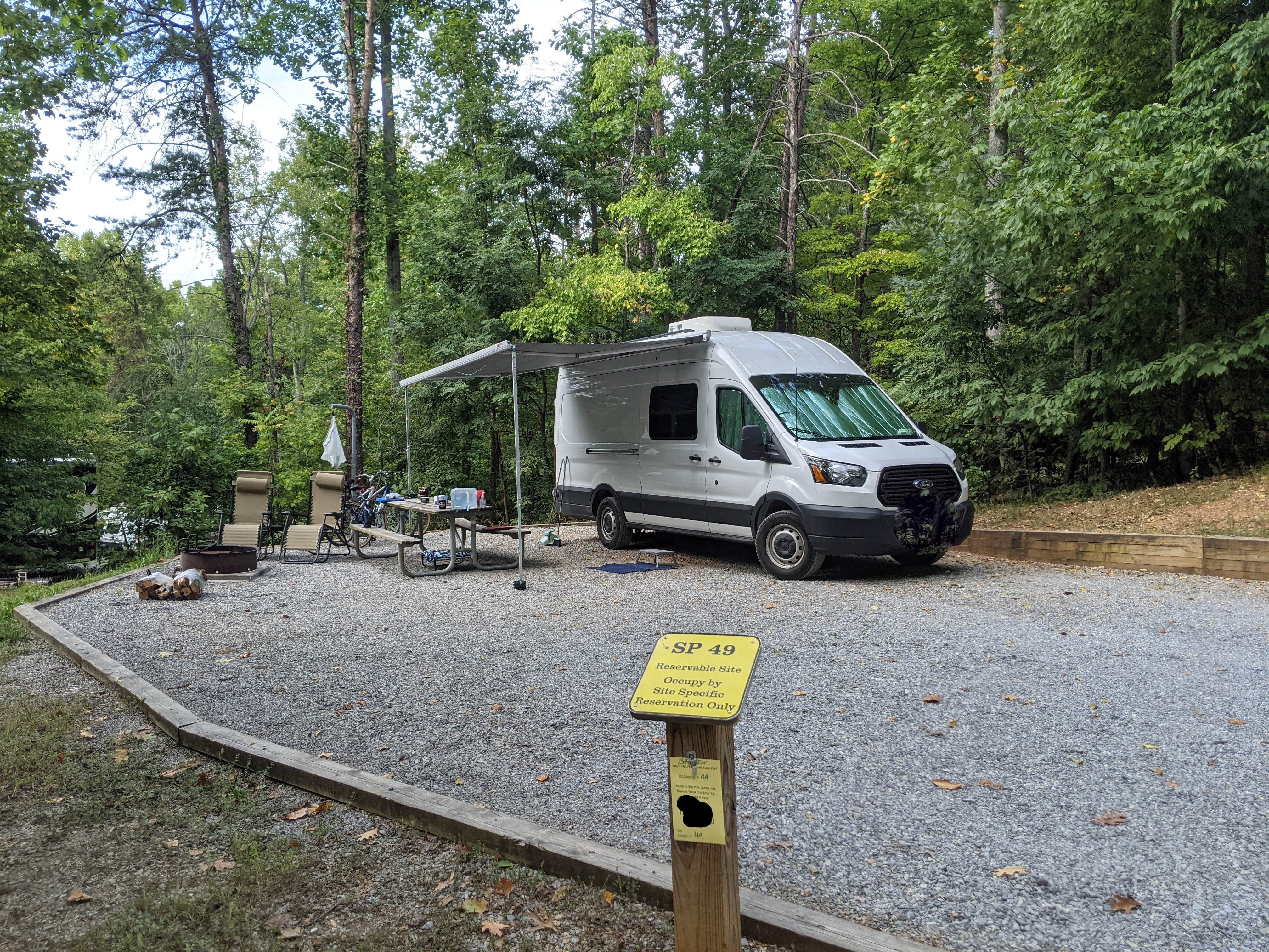 Megan K.'s photo of rv camping at Smith Mountain Lake State Park Campground near Blue Ridge, VA
