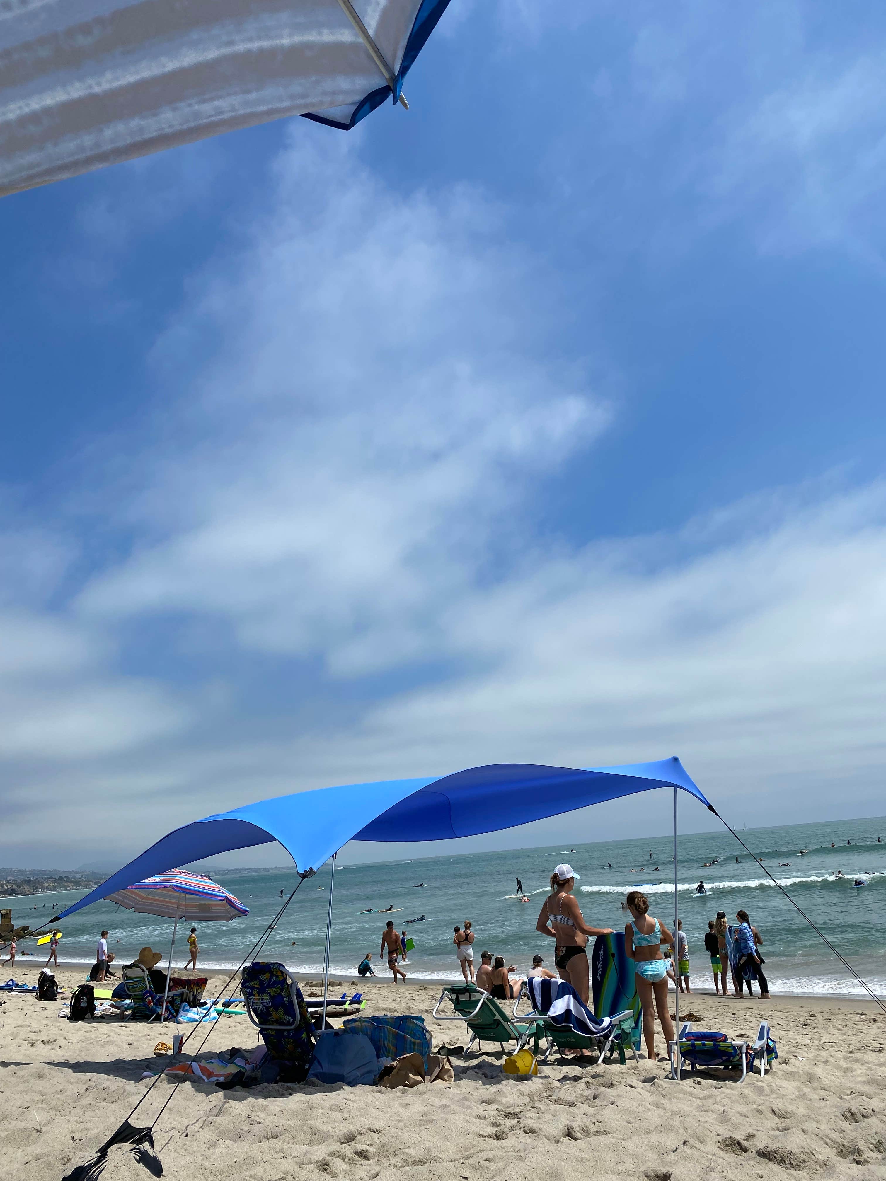 Momma H.'s photo of tent camping at Doheny State Beach Campground near Lake Elsinore, CA