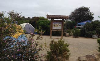 Momma H.'s photo of tent camping at Doheny State Beach Campground near Rancho Santa Margarita, CA