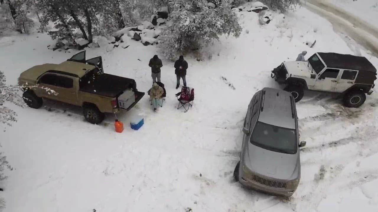 B O.'s photo of camping with pets at Crown King Area (Horsethief Basin lake) near Prescott, AZ