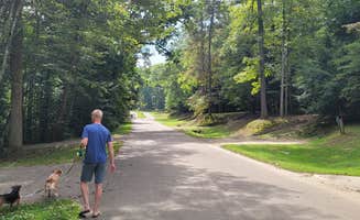 Amanda S.'s photo of camping with pets at Shawnee State Park Campground near Paint Creek Lake