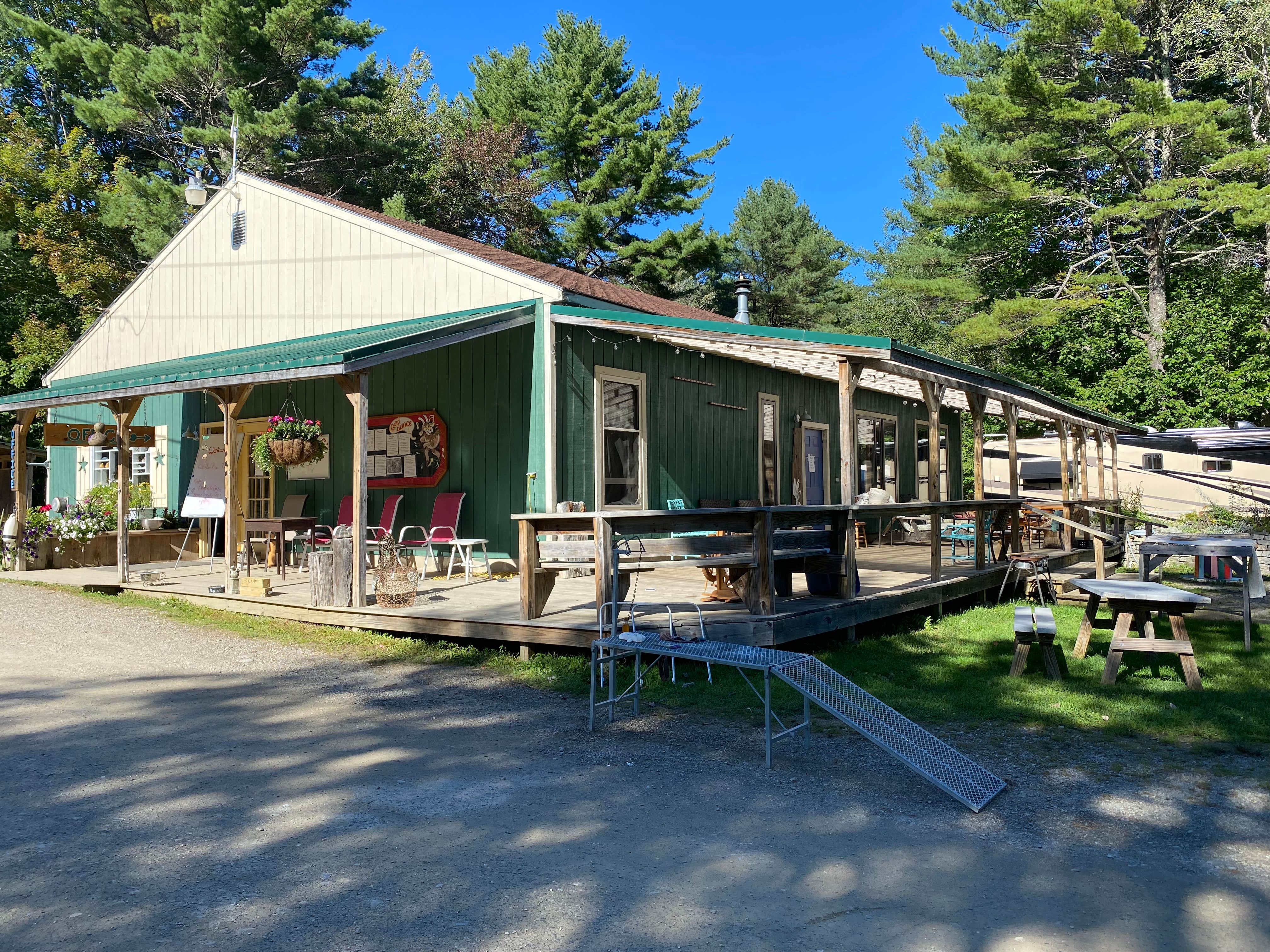 Kathy L.'s photo of a cabin at Searsport Shores Ocean Campground near Bangor, ME