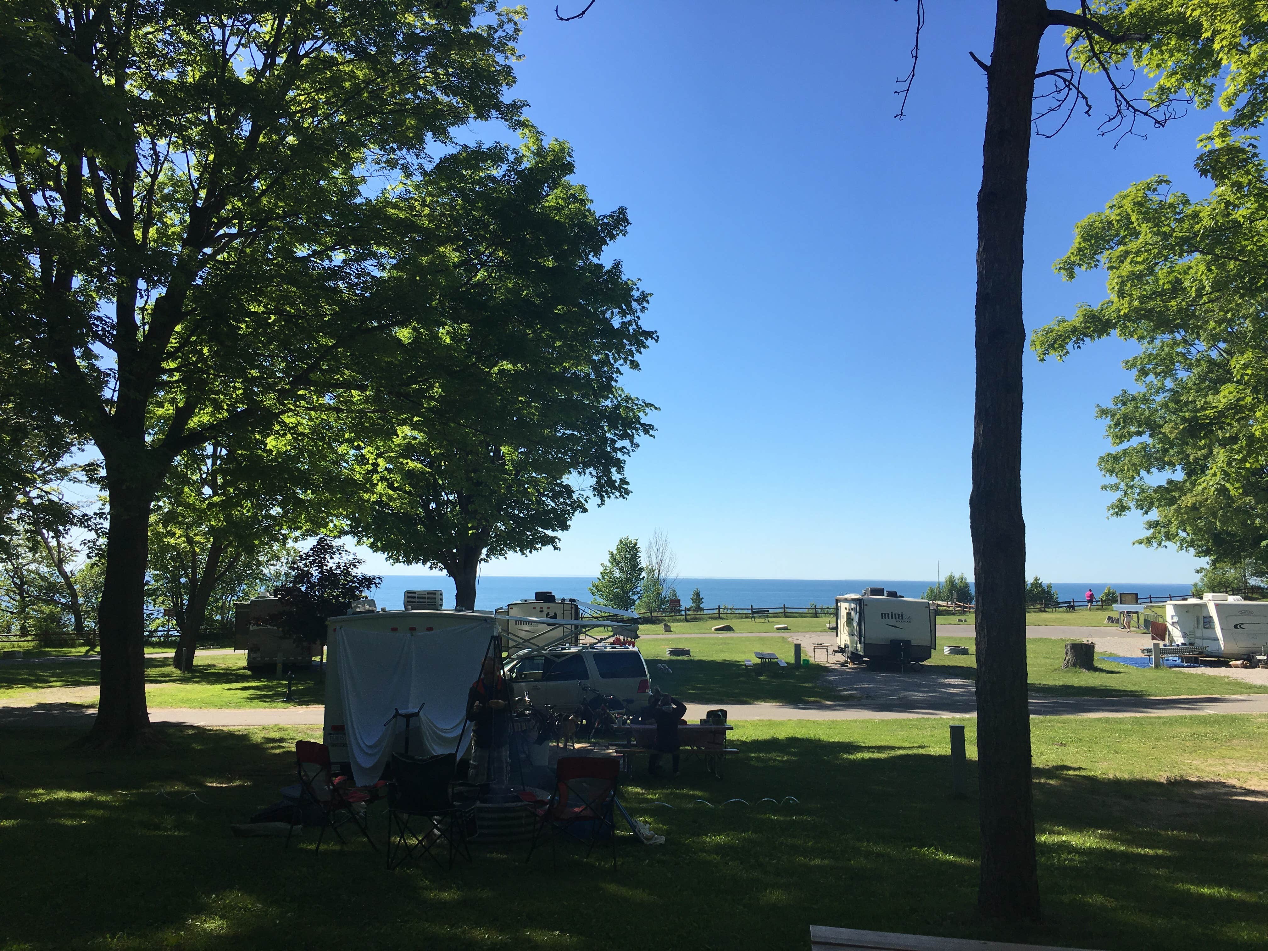 Camper-submitted photo at Orchard Beach State Park Campground near Frankfort, MI