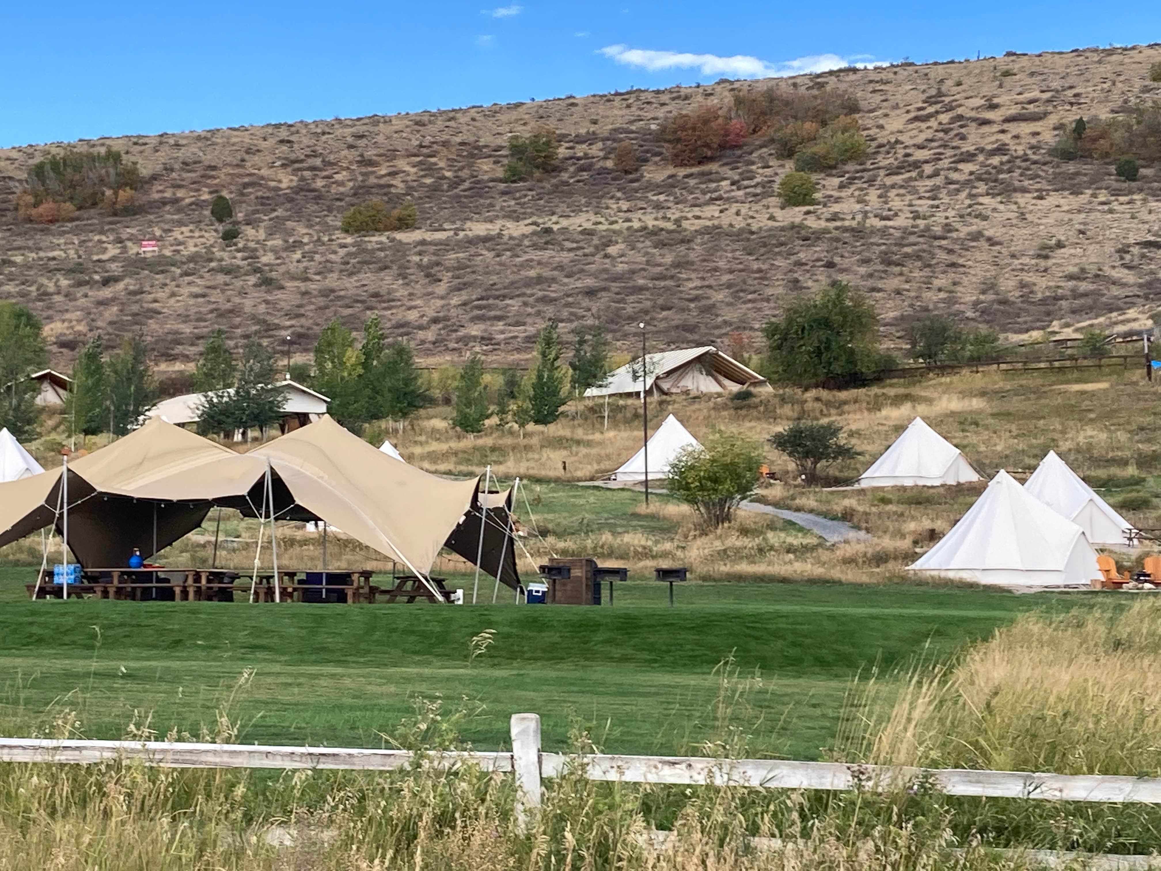 GoWhereYouAreDraw N.'s photo of tent camping at Conestoga Ranch near Preston, ID