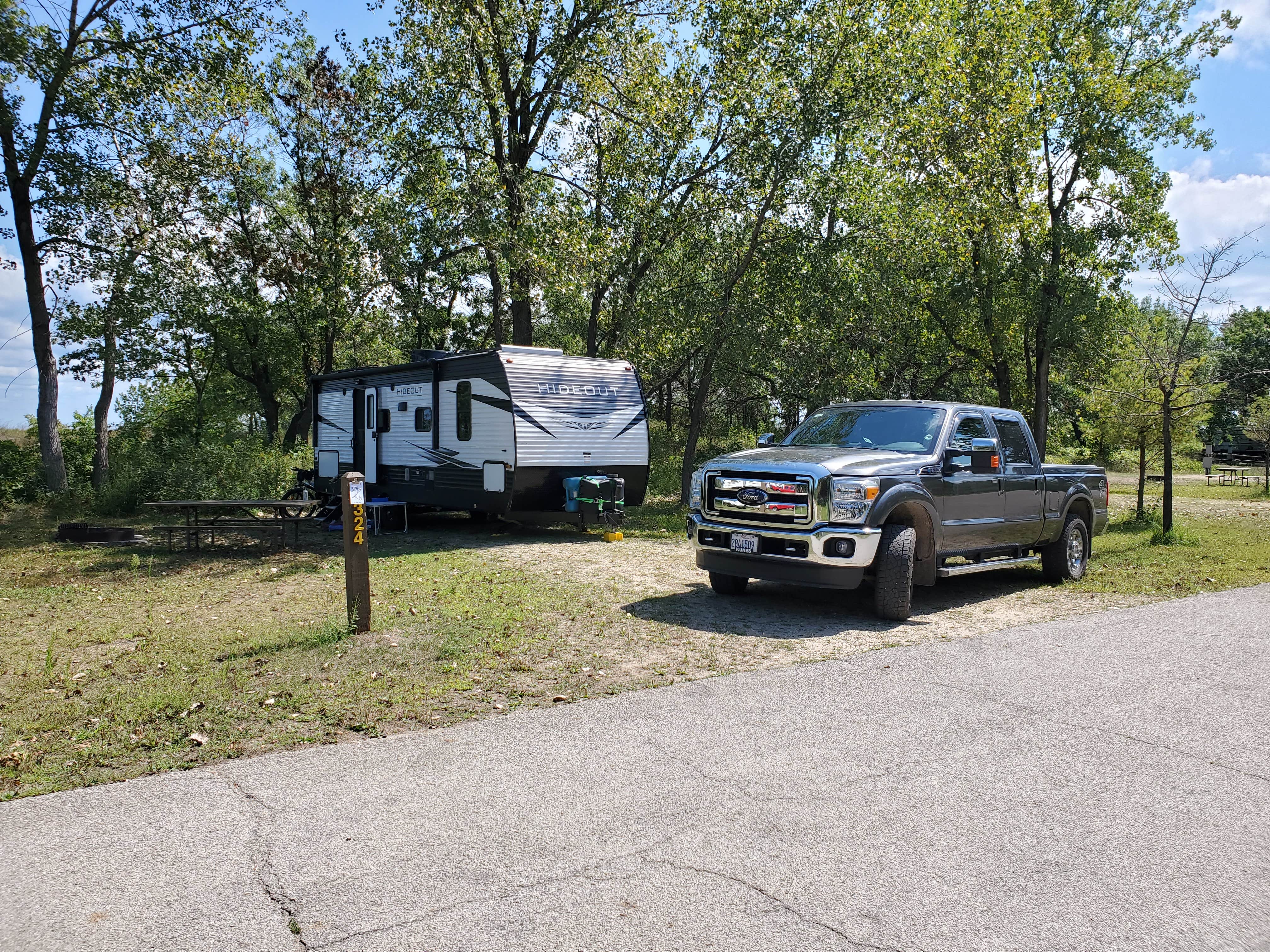 M E.'s photo of rv camping at Adeline Jay-Geo Karis Illinois Beach State Park near Winthrop Harbor, IL