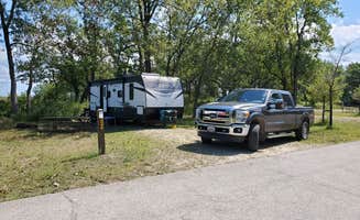 M E.'s photo of rv camping at Adeline Jay-Geo Karis Illinois Beach State Park near Deer Park, IL