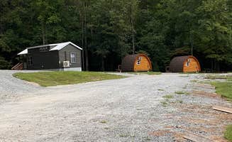 Joy B.'s photo of glamping accommodations at Emberglow Outdoor Resort near Flat Rock, NC
