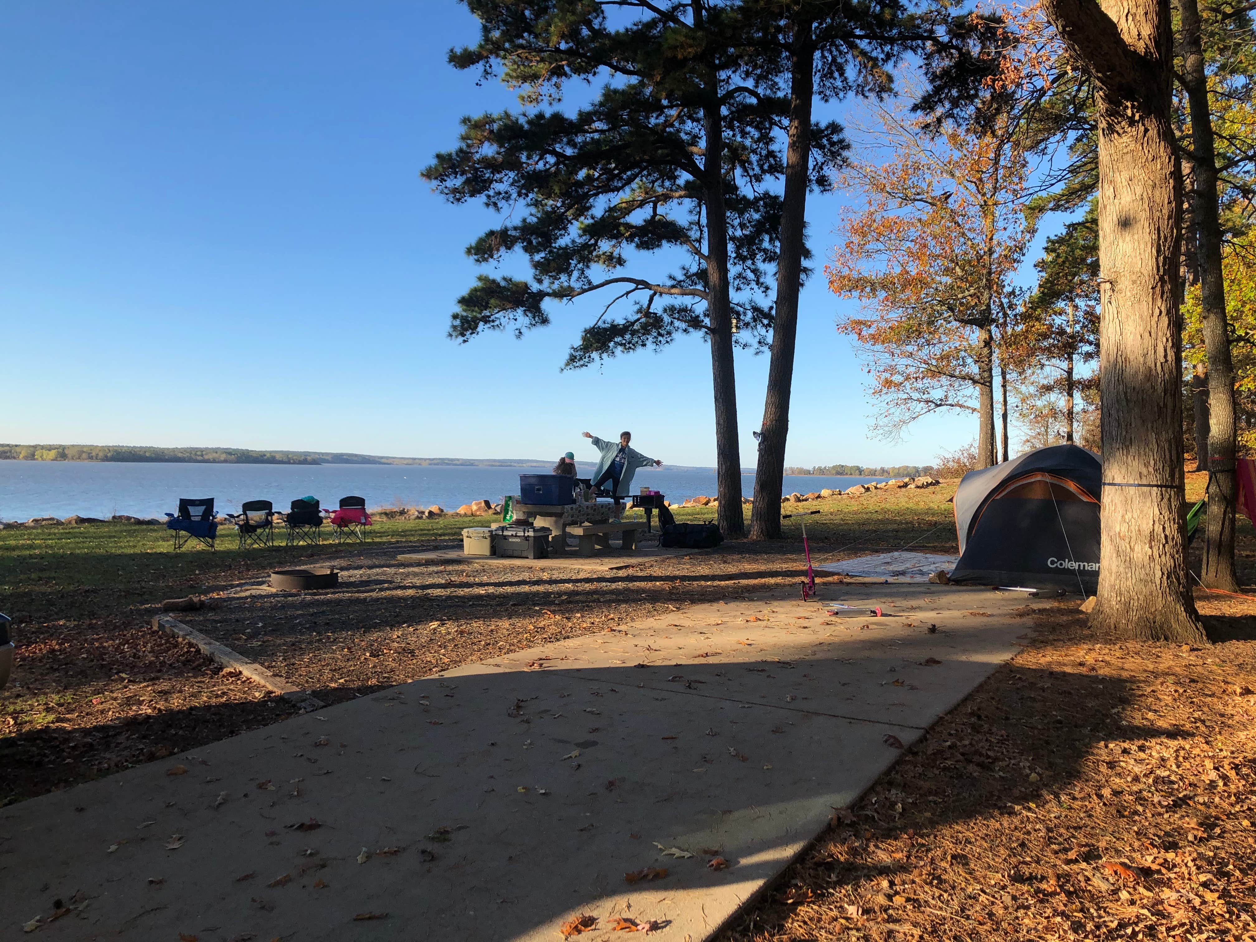 Andrew's photo at Rocky Point(wright Patman Dam) near Millwood Lake