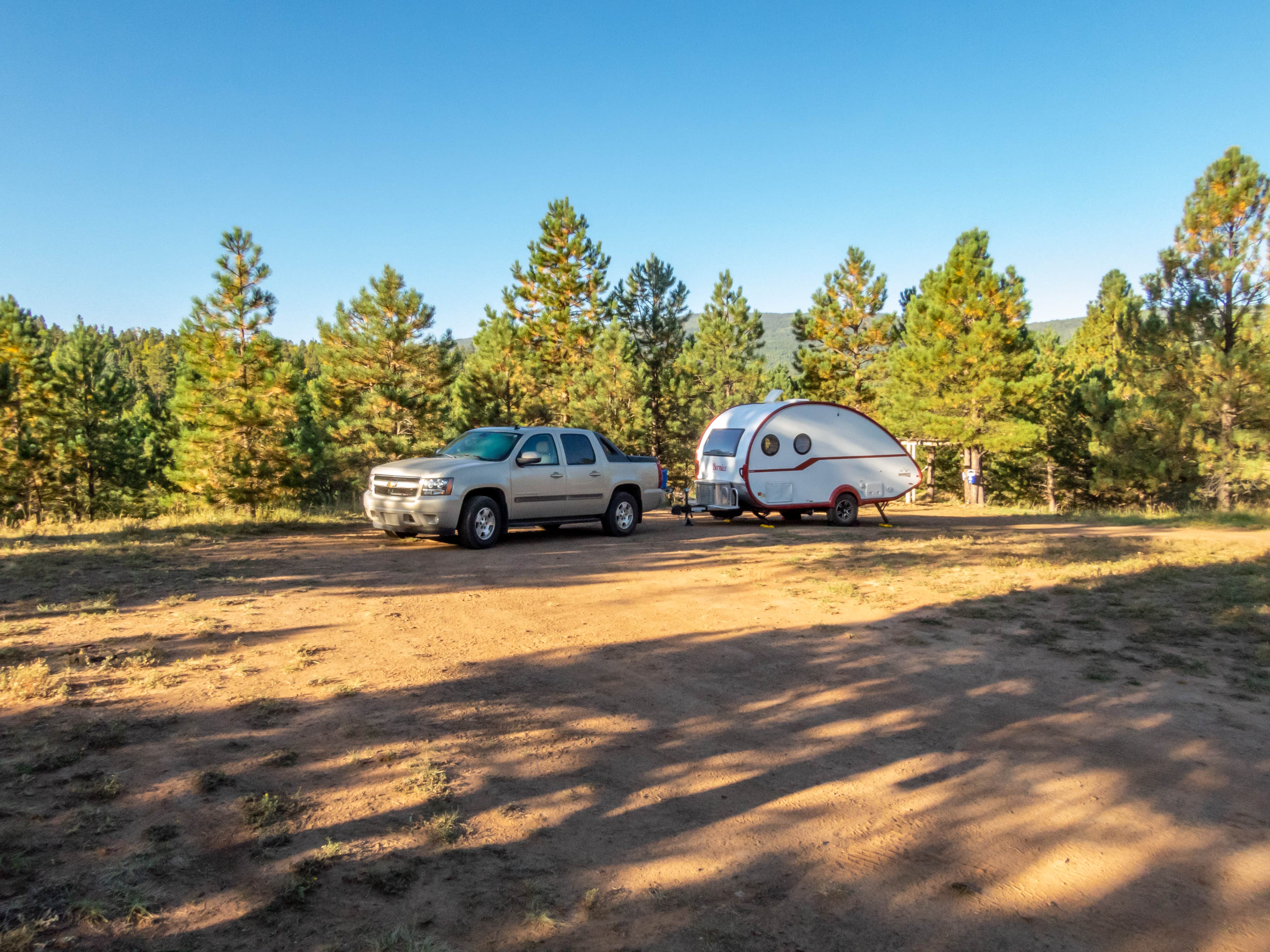 James F.'s photo of rv camping at Enchanted Circle Campground E<< - #1 Campground in NM near Ocate, NM