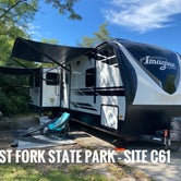 Review photo of East Fork State Park Campground by Andrea F., September 19, 2021