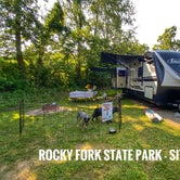 Review photo of Rocky Fork State Park Campground by Andrea F., September 20, 2021