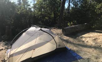 Juliana S.'s photo of tent camping at Castle Rock Trail Camp — Castle Rock State Park near San Carlos, CA