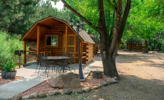 OAK M.'s photo of a cabin at Fort Collins Lakeside KOA near Laporte, CO