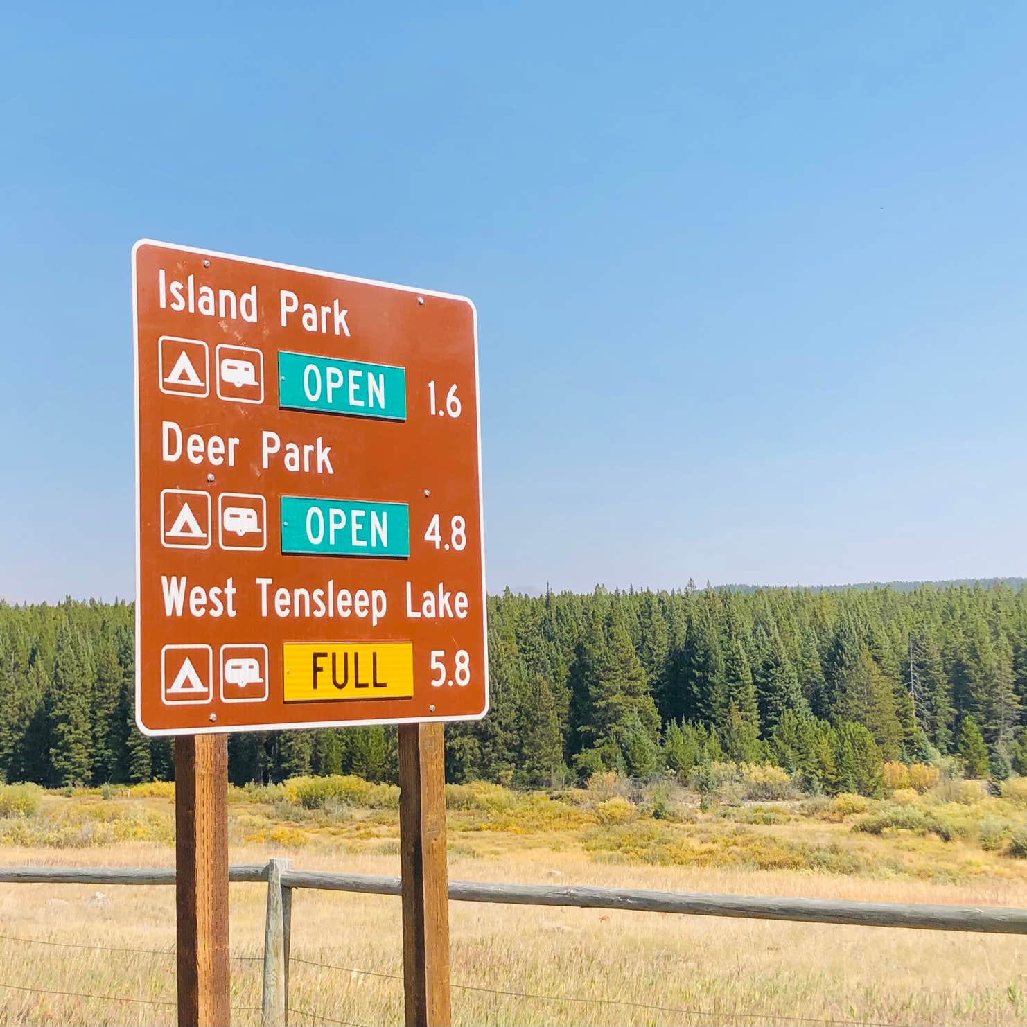 Island Park Campground | Ten Sleep, Wyoming