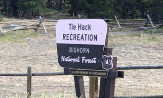 Camping near Pole Creek Cabin: Tie Hack Camprgound, Saddlestring, Wyoming
