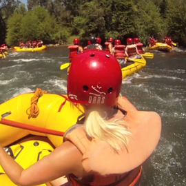 Rafting tour with OARS on the American River