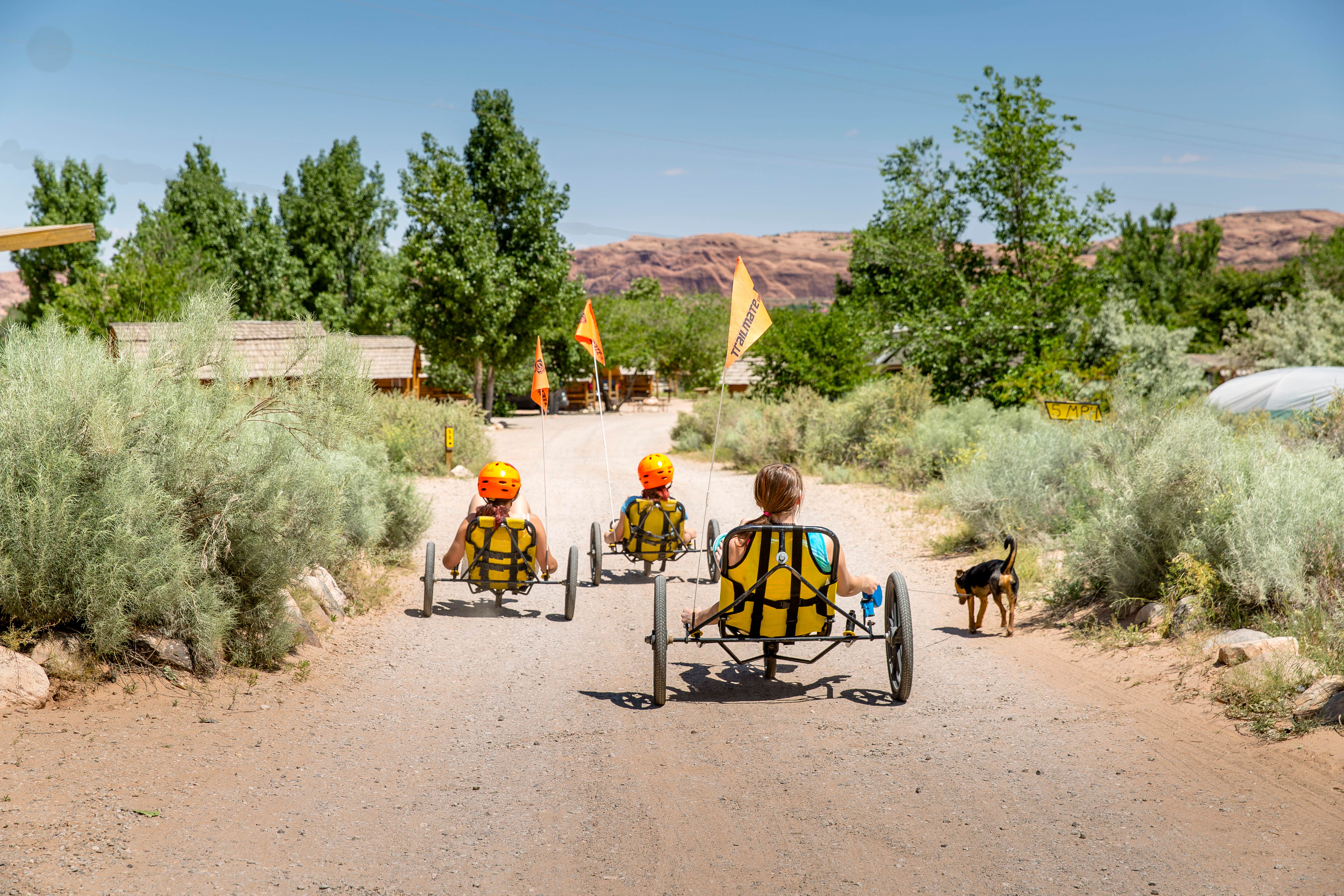OAK M.'s photo of camping with pets at Moab Koa near Moab, UT
