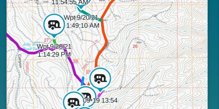 Camper submitted image from Forest Service Rd #205/225 Upper Dispersed Camping
