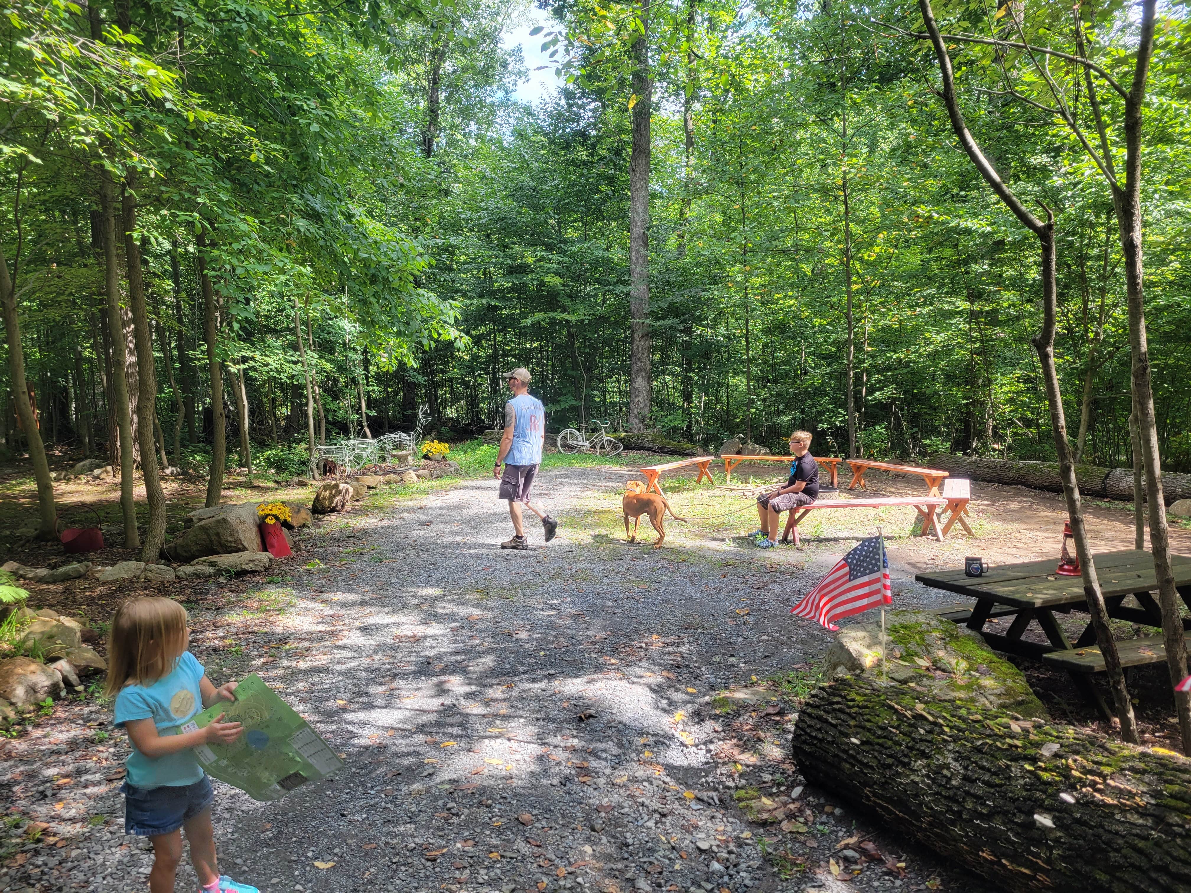 Jen R.'s photo of camping with pets at Lake In Wood Resort near Ephrata, PA