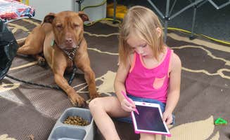 Jen R.'s photo of camping with pets at Robin Hill Campground near Reading, PA