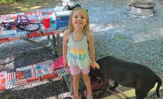 Jen R.'s photo of camping with pets at Cocalico Creek Campground near Reading, PA
