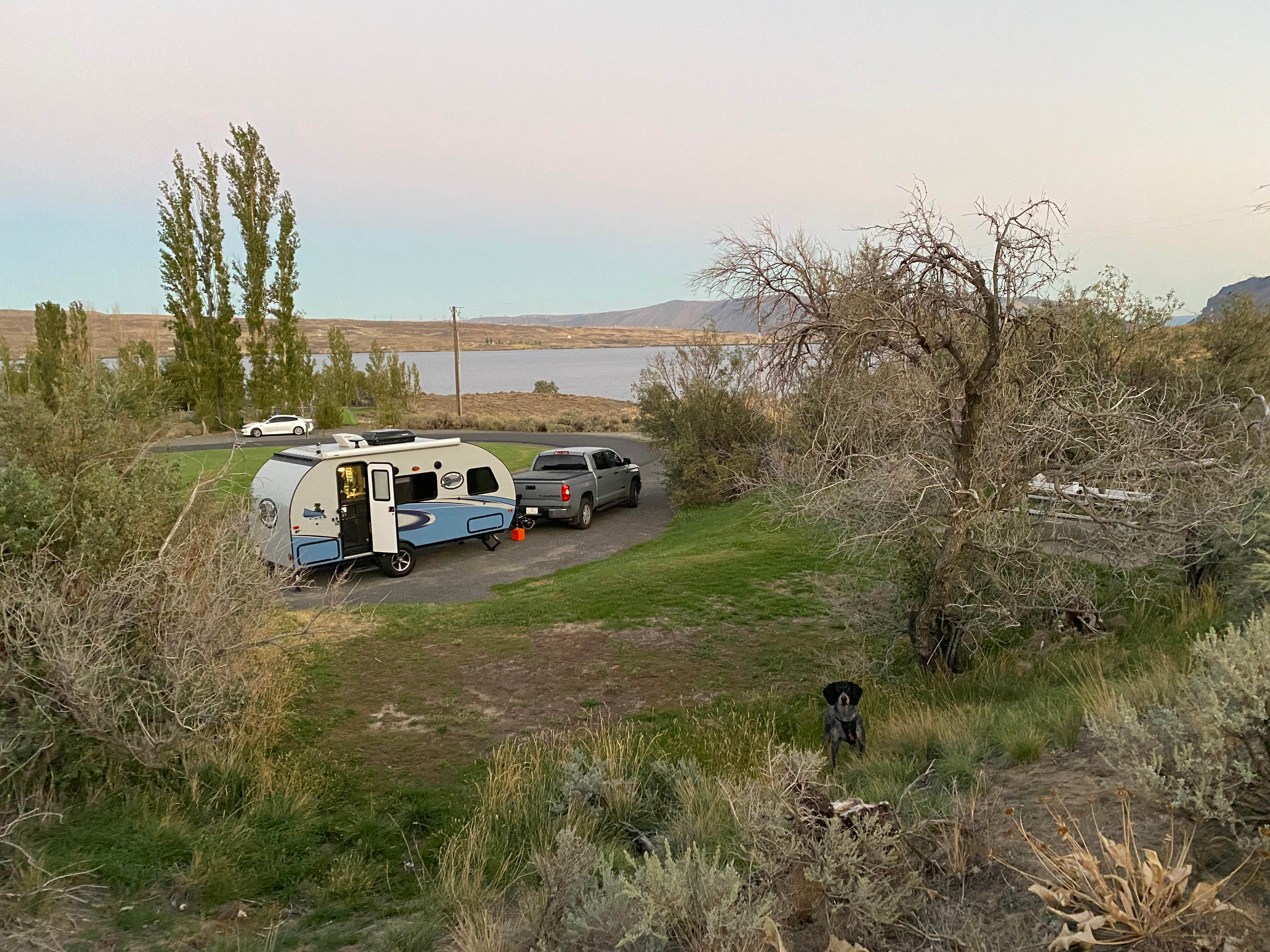 Chelsea B.'s photo of rv camping at Ginkgo Petrified Forest State Park Campground near Mattawa, WA