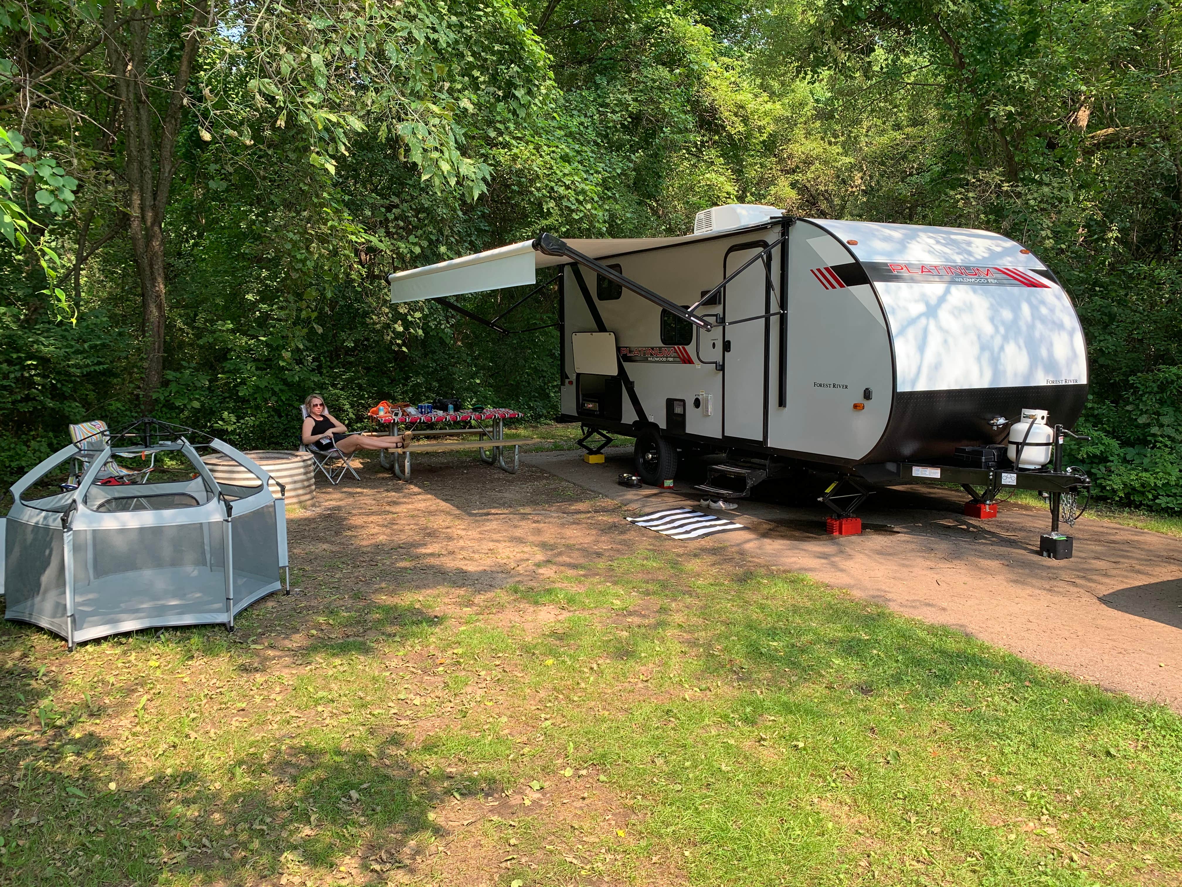Alex H.'s photo of rv camping at McGinnis Lake Modern Campground — Holly Recreation Area near Dearborn Heights, MI
