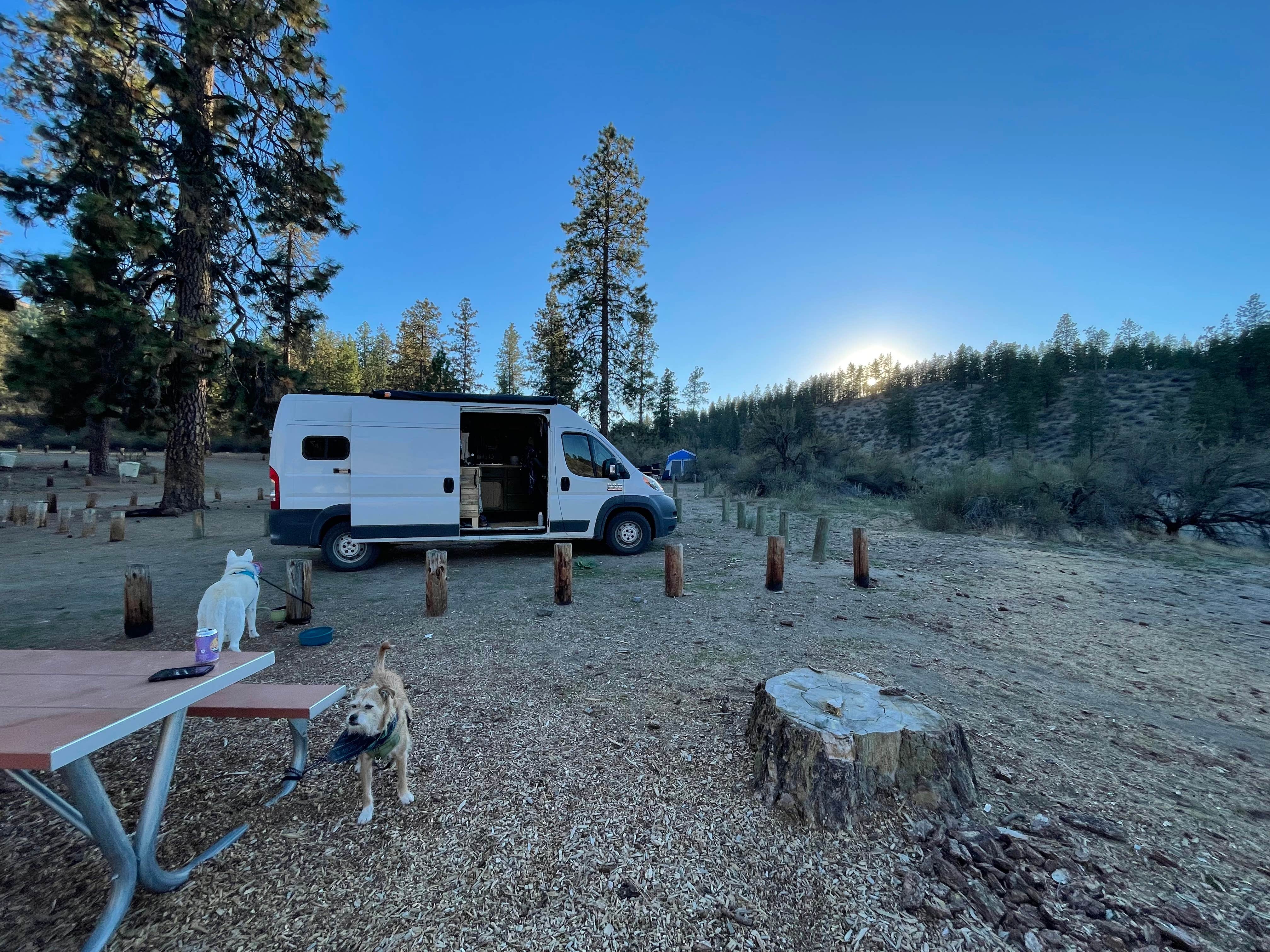 Morgan O.'s photo of rv camping at Jones Bay Campground — Lake Roosevelt National Recreation Area near Hartline, WA