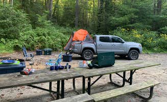 Tanner G.'s photo of tent camping at Mortimer Campground — National Forests In North Carolina near Elk Park, NC