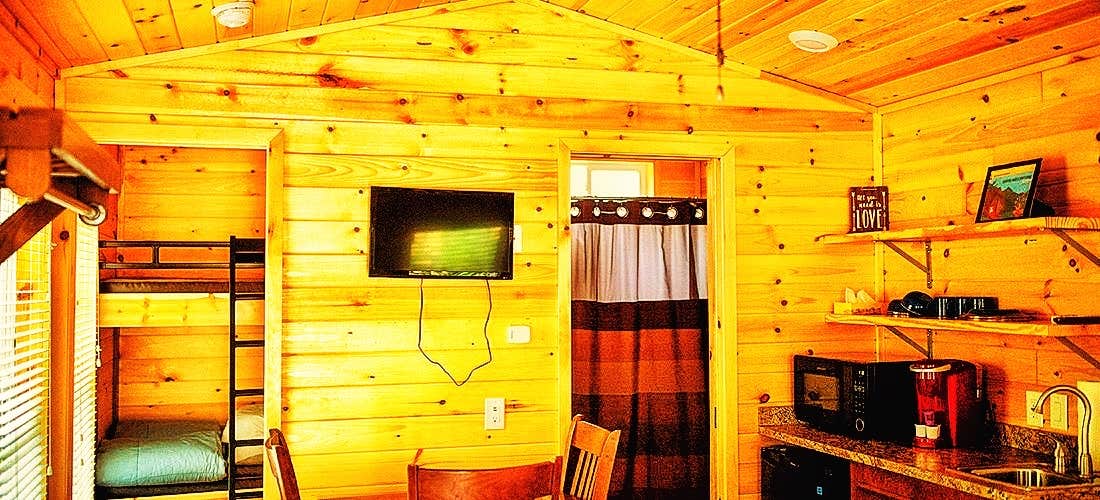 Ryan L T.'s photo of a cabin at Ludington East KOA near Mesick, MI