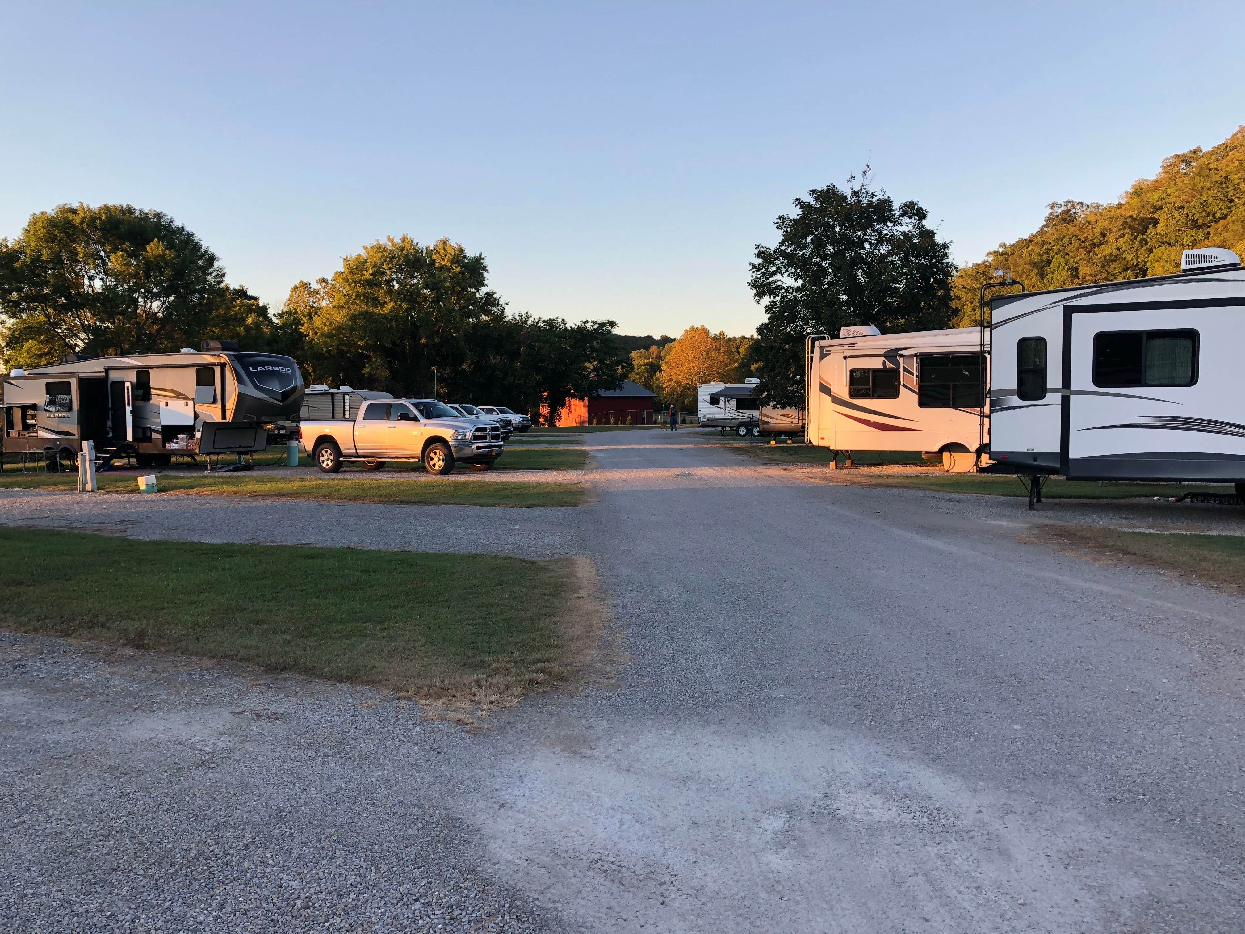 Les T.'s photo of rv camping at Denton Ferry RV Park & Cabin Rental near Lakeview, AR
