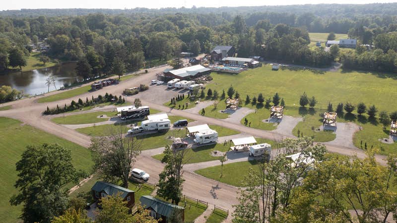 Michael's photo of rv camping at Thompson/Grand River Valley KOA Holiday near Mentor, OH
