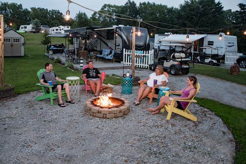 Jennifer's photo of rv camping at Angola/Hogback Lake KOA Holiday near Pioneer, OH