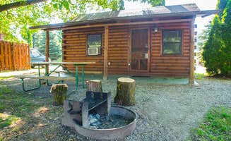 Jennifer's photo of glamping accommodations at Angola/Hogback Lake KOA Holiday near Ligonier, IN